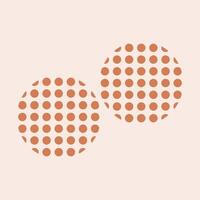Abstract Geometric Memphis Shape Template Illustration vector