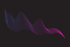 Abstract wave line element vector