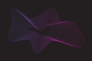 Abstract wave line element vector