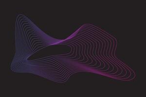Abstract wave line element vector