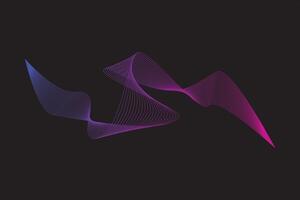 Abstract wave line element vector