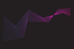 Abstract wave line element vector