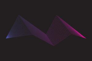 Abstract wave line element vector