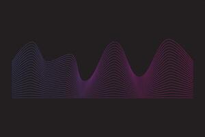 Abstract wave line element vector