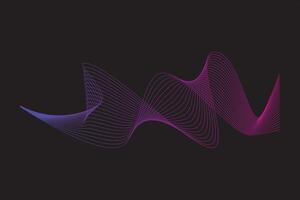 Abstract wave line element vector