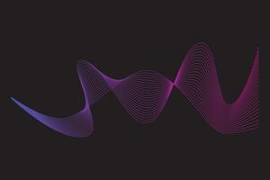 Abstract wave line element vector