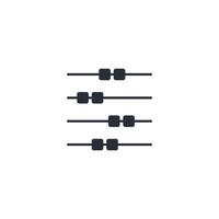 adjust icon. .Editable stroke.linear style sign for use web design,logo.Symbol illustration. vector