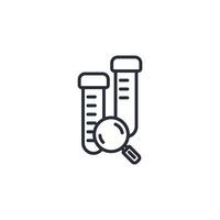 science icon. .Editable stroke.linear style sign for use web design,logo.Symbol illustration. vector