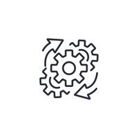 Recovery icon. .Editable stroke.linear style sign for use web design,logo.Symbol illustration. vector