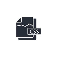 css archivo icono. .editable trazo.lineal estilo firmar para utilizar web diseño,logotipo.símbolo ilustración. vector