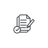 positive note icon. .Editable stroke.linear style sign for use web design,logo.Symbol illustration. vector