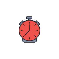 Timer icon. .Editable stroke.linear style sign for use web design,logo.Symbol illustration. vector