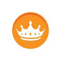 Crown Logo Template icon illustration design vector