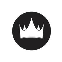 Crown Logo Template icon illustration design vector