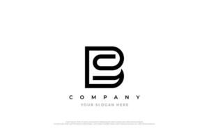 Initial Letter SB or BS Logo Design vector