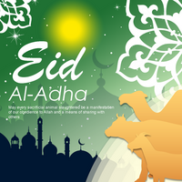 sociaal media post eid al adha psd