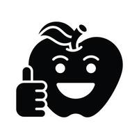 Thumb up, like emoji design, easy to use and download vector