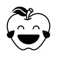 An edible icon of laughing emoji, easy to use and download vector