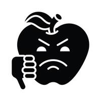 Check this amazing icon of dislike emoji, unique and creative vector
