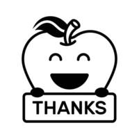 Grab this carefully crafted icon of thanks emoji, ready for premium use vector