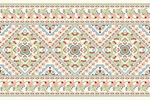 Geometric ethnic oriental pattern traditional vector
