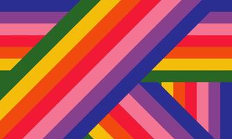 Abstract stripe lines rainbow color background. illustration vector