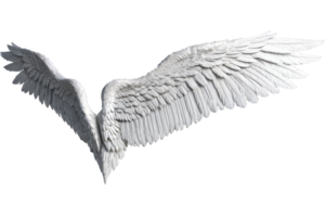 photorealistic angel wings png