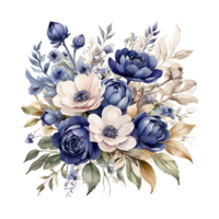 Watercolor Flower Bouquet png