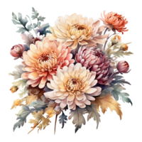 aquarell blumenstrauß png