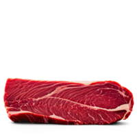 Raw beef brisket whole deep red color photographed from a high angle Food and culinary png