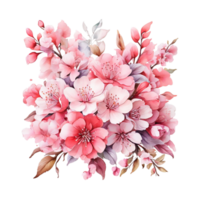 Watercolor Flower Bouquet png