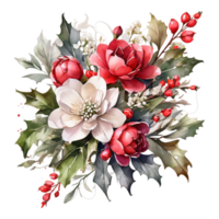 bouquet di fiori ad acquerello png