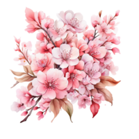 bouquet di fiori ad acquerello png