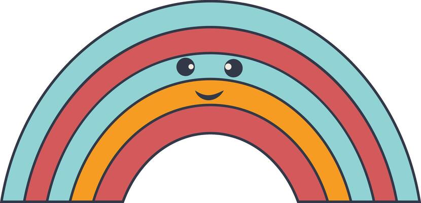 Kawaii Weather Icon. Cute Cartoon Character. Illustration Design