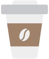 Coffee cup illustration isolated on white background. vector