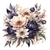 Watercolor Flower Bouquet png