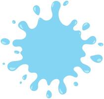 liquid splash shape background isolated on white background. vector