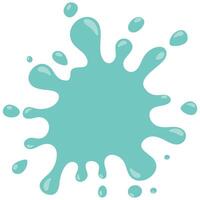 Paint splash shape colorful isolated on white background. vector