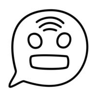 Artificial intelligence doodle icons vector