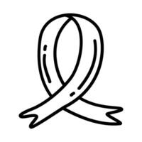 tape of charity doodle icons vector