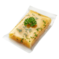 Packaged Sliced Cheese with Herbs png