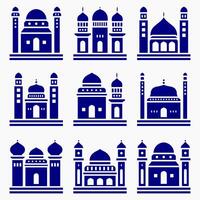 mezquita musulmán modelo para decoración, fondo, panel, y cnc corte vector