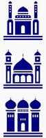 Mosque muslim pattern for decoration, background, panel, and cnc cutting vector