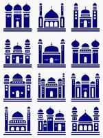 Mosque muslim pattern for decoration, background, panel, and cnc cutting vector