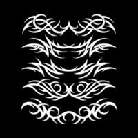 plano diseño tribal tatuaje frontera elemento vector