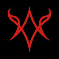 Unicursal Hexagram, Satanic Symbols, Medieval Occultism, Magic Stamps, Sigils, Mystical Knots, Devil's Cross. Sigil Lucifer Baphomet vector