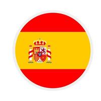 España nacional bandera diseñado para Europa fútbol americano campeonato en 2024 vector