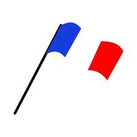 france national flag designed for Europe football championship in 2024 vector