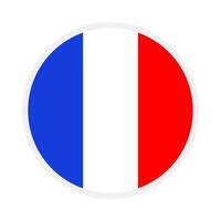 Francia nacional bandera diseñado para Europa fútbol americano campeonato en 2024 vector