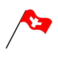 switzerland national flag designed for Europe football championship in 2024 vector